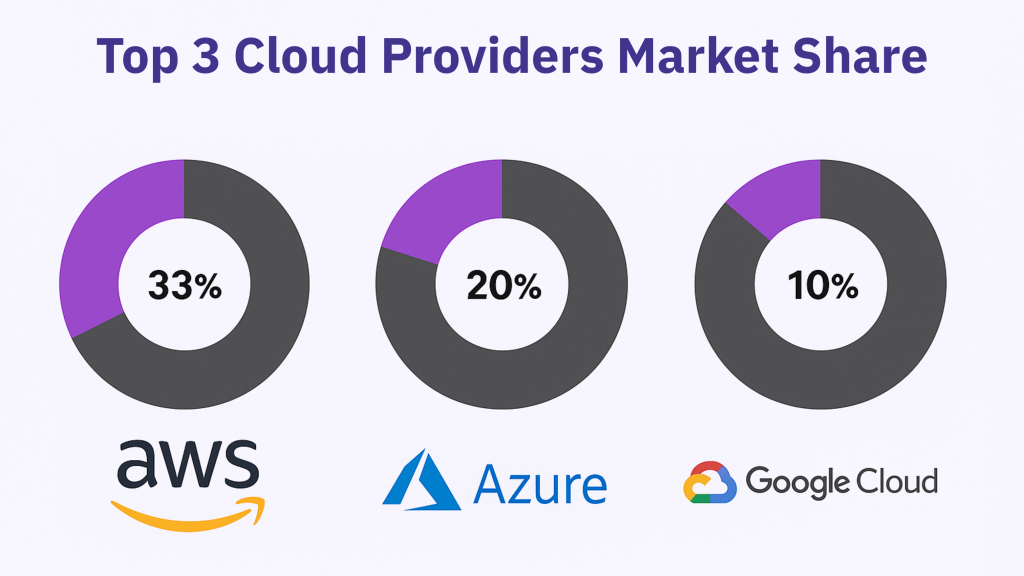 Biggest Cloud Providers Compared: AWS vs Azure vs GCP
